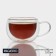 Glass mug with double walls Magistro "Lidi", 320 ml