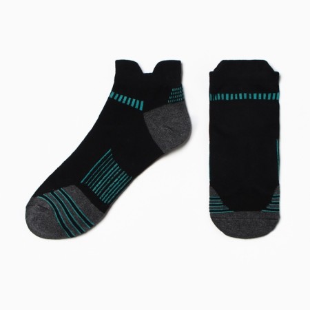 Male socks minku shortened, size 38-45, black color