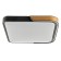 Moden Quadro chandelier LED 80W 3000-6000k DDD wood-black 50x50x8cm Bayerlux