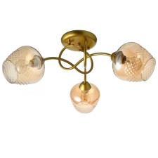 Chandelier 1085/3GD 40W E27 gold 54x54x24 cm Bayerlux
