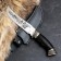 Caucasian knife "Hunter" with a scabbard, Garda -melchior, steel - 65x13, hilt - grab