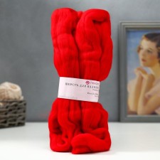 Fasting wool 100% thin wool 50g (06 red)