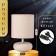 Assens table lamp E14 40W gray 13x13x22 cm