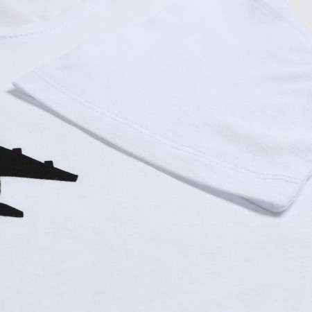 T -shirt Women's "Airplane", white color, size 46-6