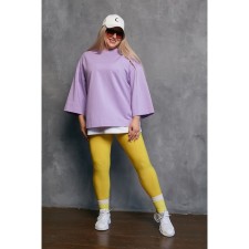 Female legins, size 66, yellow color