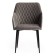 Bremo Mod chair. 708 fabric/metal, 58x55x83cm, gray 26/black