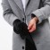 Gloves male, dimensionless, with insulation, black color