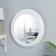 Wall mirror, round 50x50x4 cm