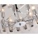 Crystal suspended chandelier ambrella like, Traditional, TR5303, E14, color chromium
