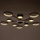Causteen with PDD 2299/11BK LED 216W 3000-6000K Black 97x97x18 cm Bayerlux