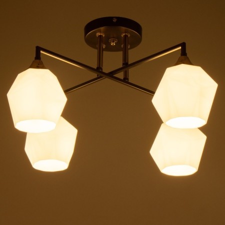 Svetogor chandelier "Style" 4x60W E27 Black 55x55x28.5cm-2