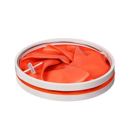 A folding rally bucket, 11 l, orange, without a case-2