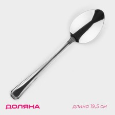 Tablespoons of stainless steel of a share, length 19.5 cm, thickness 1.4 mm, 6 pcs