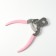 Claw-sequel with a rubberized handle, a hole of 11 mm, pink