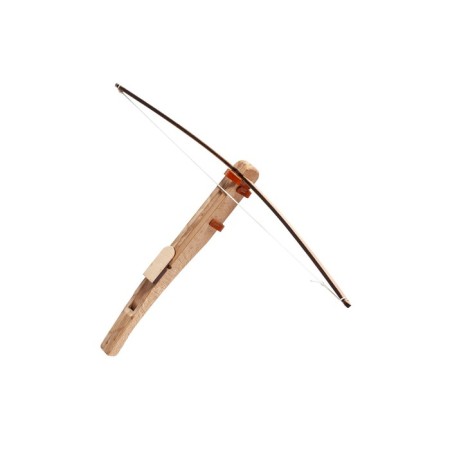 Wooden crossbow, with two arrows on suction cups-13