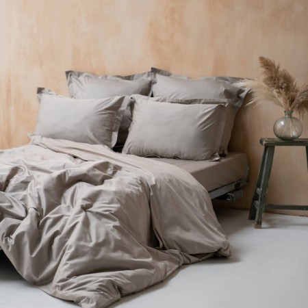 Crystick "Fergi", size 215x220 cm, beige-gray color-2