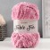 Yarn "Fable Fur" 100% micropoliester 100m/100g (973 pink)