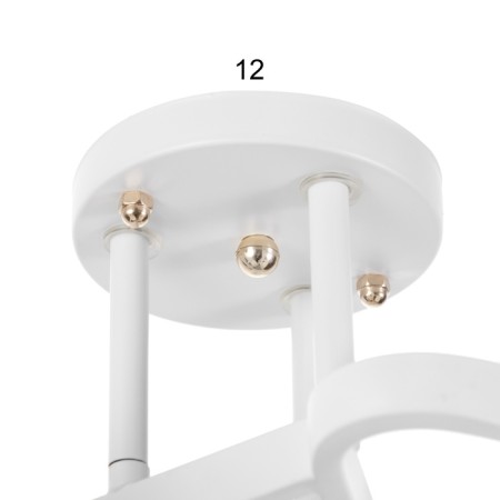 Ronan chandelier 3he27 40w is white 48x48x28 cm-6