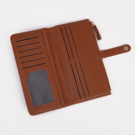 Women's wallet on the button, redhead color-2