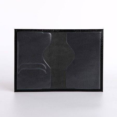 Cover for passport, black color-4