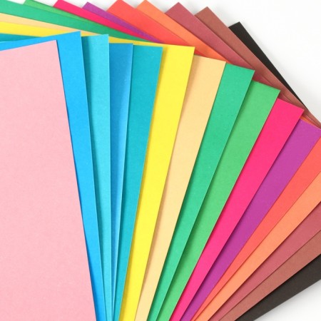 Cardboard Color, A4, 16 sheets, 16 colors, non -mercenary, bilateral, in a folder, 200 g/m², cold heart-4
