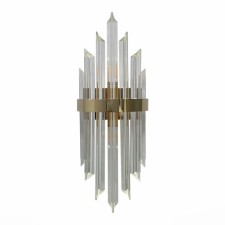 Бра St Luce. SL1178.221.02. Arezzo. 2х40 Вт, E14, 22х54 см, цвет золотистый