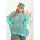 Female jumper, size 52, green color