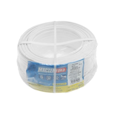 The wire "Master of current" Pugnpbm, section 3x1.5 mm2, 50 m, white-2