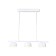 Suspended lamp with a replaceable lamp Ambrella Light, Techno, TN71032, GX53, white color