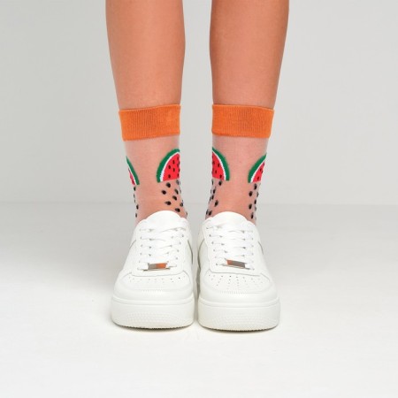 Women's socks minku "watermelon", size 36-39 (23-25 ​​cm)-2