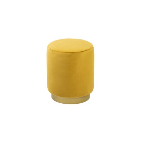 Puff Santal 390x390x460 gold velor/gold support