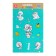 A set of stickers-painters "jokes" mermaid, 3 sheets, a5