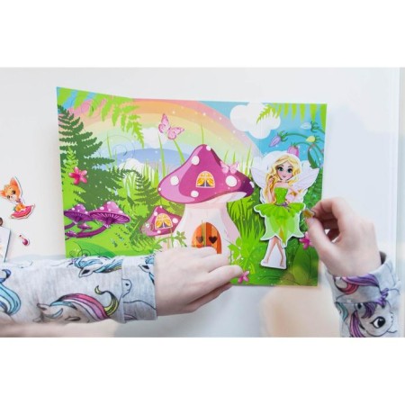 Magnetic game "Dress the doll: Magic World"-2