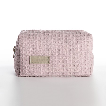 TEXTURA lightning cosmetic bag, pink color-3