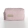 TEXTURA lightning cosmetic bag, pink color