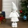 Interior doll "Valya girl in a beige sweater and cap" 38x10x14 cm