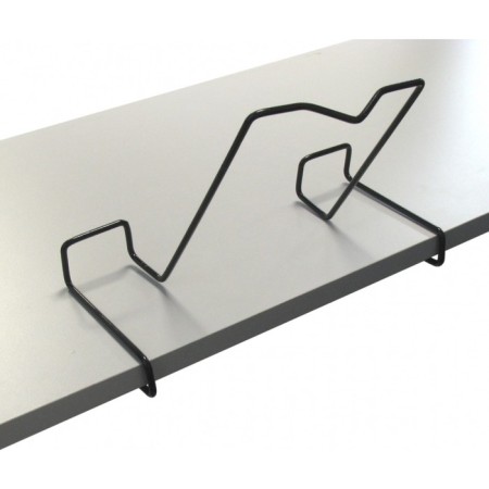 Book stand, metal, for a desk up to 20 mm thick, black-4