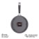 Wall -wall clocks for the kitchen "pan", silent, 25 x 43 cm, white, aa