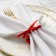 A set of rings for napkins 2 pcs. "Bow", col. red, d 5 cm, tree