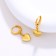 Earrings Metal Xuping Heart, Color Gold