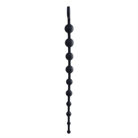 Anal beads Toyfa Popo Pleasure cephei, silicone, black, 33.5 cm, D 2.4 cm-3