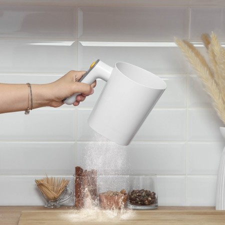 Mug - sieve for sifting a powder shade, automatic, 1 l, white color-6