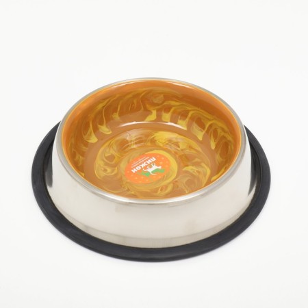 A bowl with a non -slip base color bowl, 450 ml-2