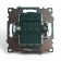 2-clavy switch (mechanism), 250V, 10A, Stekker series Katrin, silver, GLS10-7107-03 1022443