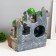 Table Polystone Fountain from the Network Light "Water Mill and Pagoda" 30x19x31 cm