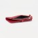 Women's wallet on the button, red color