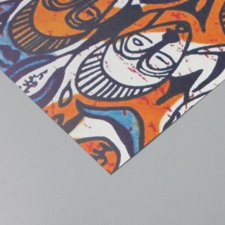 Scrapbooking "Africa. Faces" density 180 grams set 5 pcs 30.5x32 cm-3