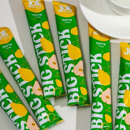 Drink Coffee Soluble Joe Black Big Stick "Latte Grusha", 30 g-2