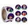 Stick Paper "New Year in the snow forest" d = 2.5 cm 500 pcs in a roll 3x6.5x6.5 cm