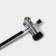 Pan for trousers and skirts with clamps, 26 × 13.5 cm, anti -slip coating, black color